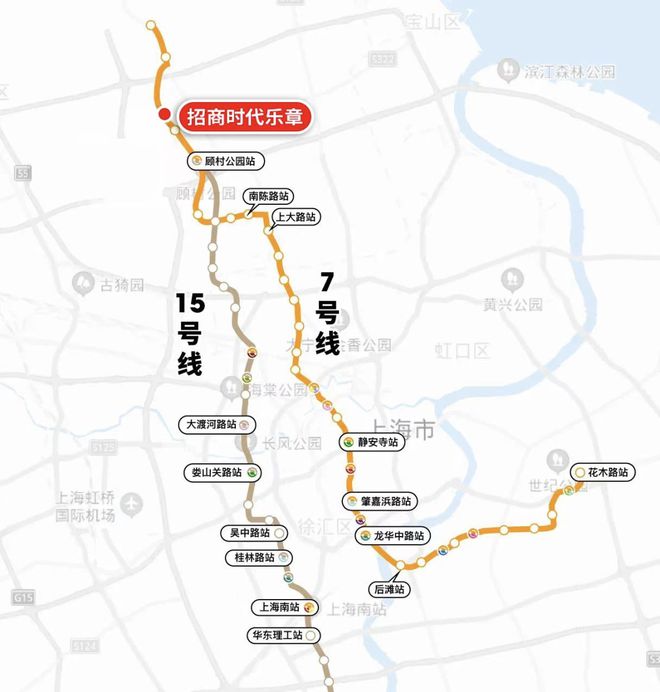 )宝山招商时代乐章地铁口距离@区域板块尊龙凯时app网站招商时代乐章(售楼处(图7)